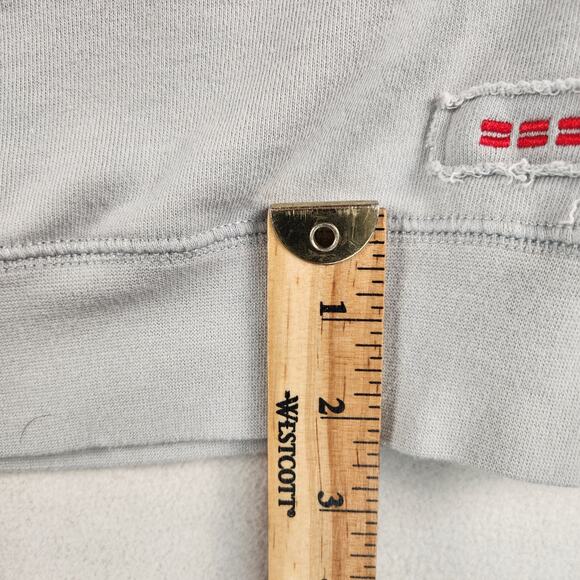 Peace Love World Pride French Terry Sweatshirt Hamptons Grey Medium A396367 EUC - Picture 10 of 16